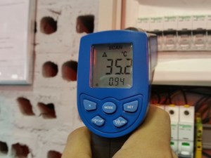 Pomiar temperatury rozdzielni elektrycznej