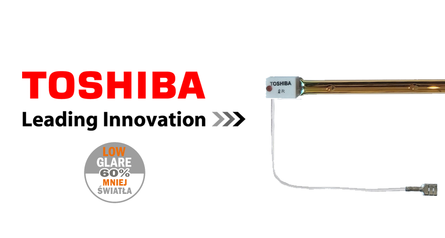 żarnik - emiter podczerwieni ir toshiba low glare
