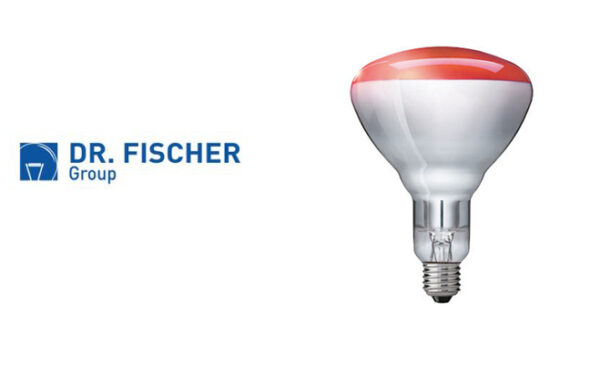 Żarnik / emiter podczerwieni Dr Fischer BR125 IR 150W E27 230-250V RED