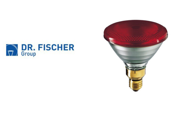 Żarnik / emiter podczerwieni Dr Fischer PAR38 IR 100W E27 230V RED